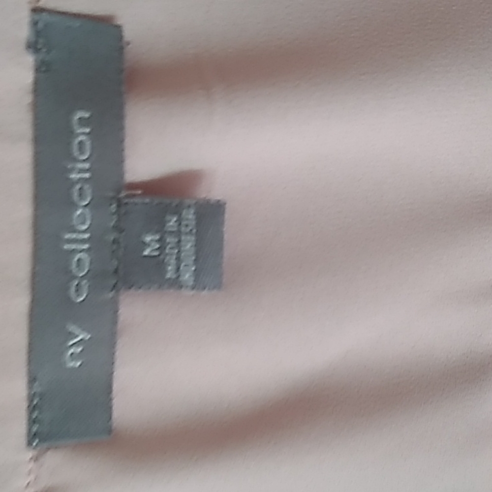 NY Collection Pretty in Pink ladies top, medium - Picture 4 of 7